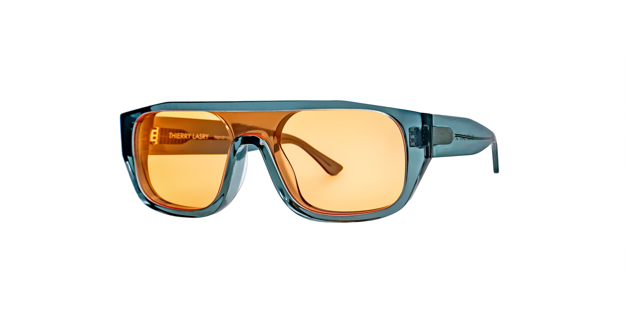Thierry Lasry Klassy in Translucent Yellow with Orange Lenses KLASSY920ORANGE