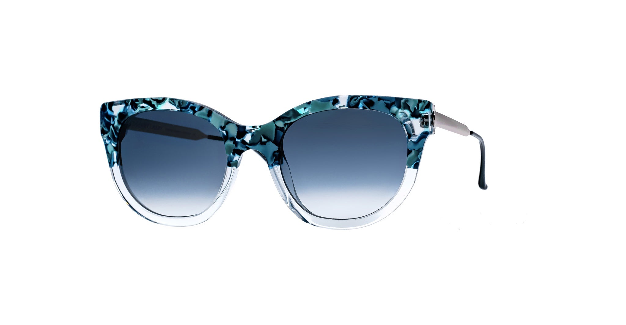 Thierry Lasry Lively in Translucent Blue and Floral LIVELY766