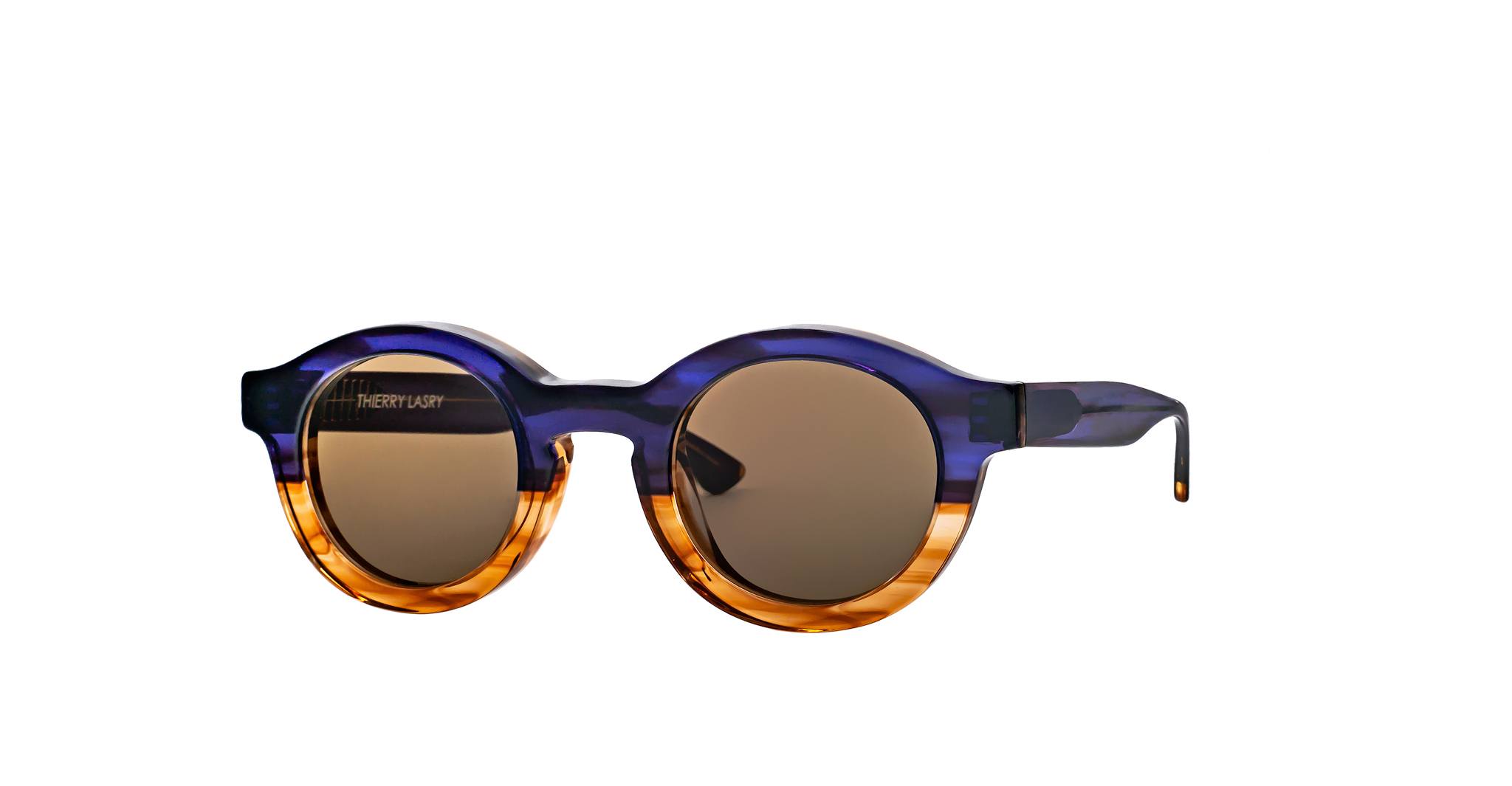 Thierry Lasry Olympy in Purple and Brown OLYMPY007