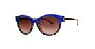 Profile of Thierry Lasry Peachy Sunglass in Color Blue