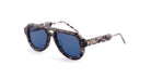 Thom Browne 923 Sunglasses in Grey Tortoise