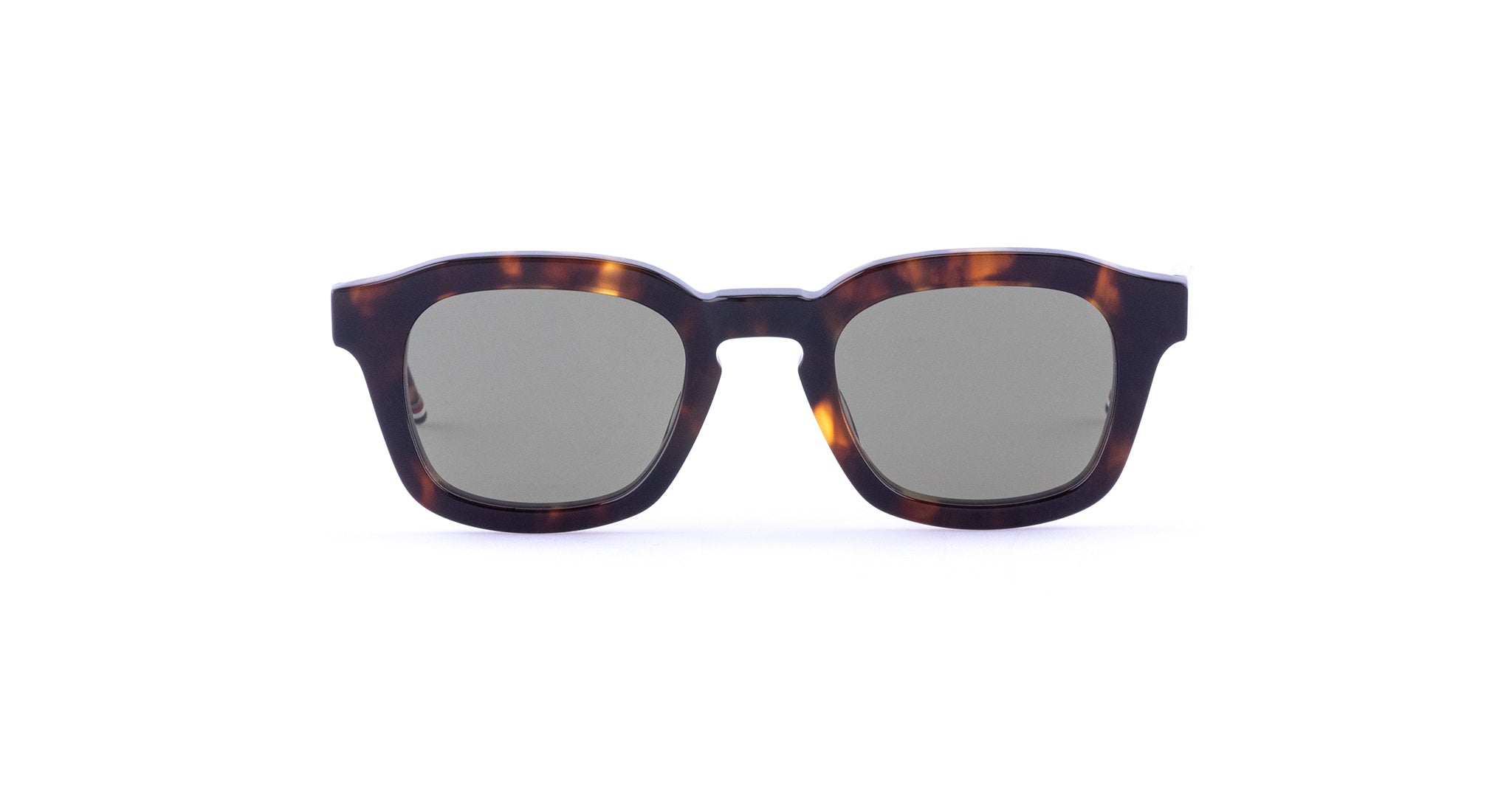 Thom Browne Eyewear 412 Sunglasses in Honey Tortoise