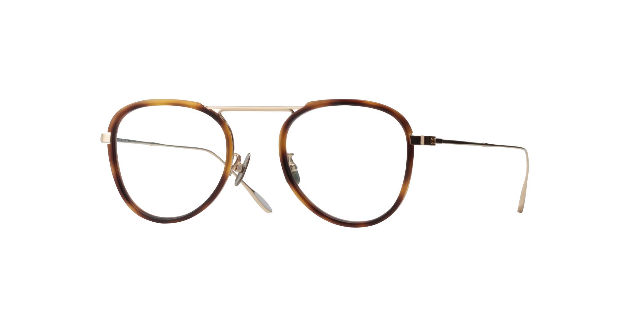 Yuichi Toyama U-110-3 F Lionel in White Gold and Tortoise