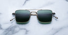 Jacques Marie Mage Altamont style sunglasses in Gold Antique