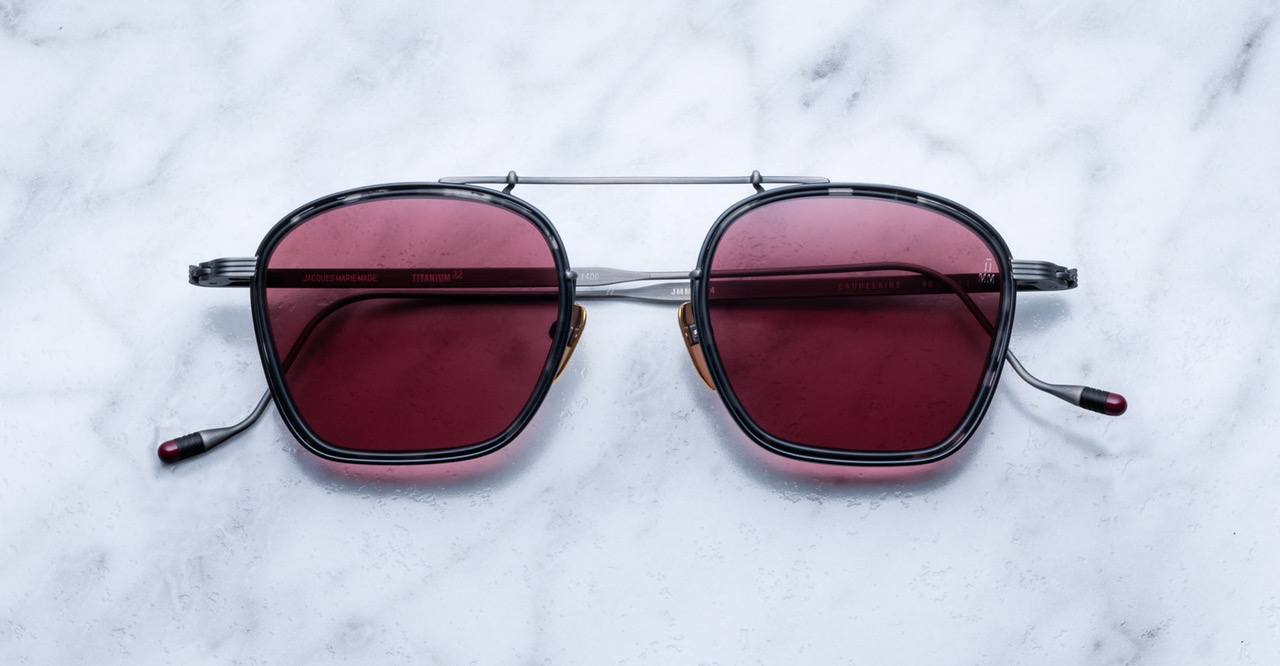 Jacques Marie Mage Baudelaire Style sunglases in colorway Flint