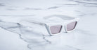 Jacques Marie Mage Debbie White cateye sunglasses JMMDB-4B