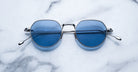 Jacques Marie Mage Fontana style sunglasses in silver