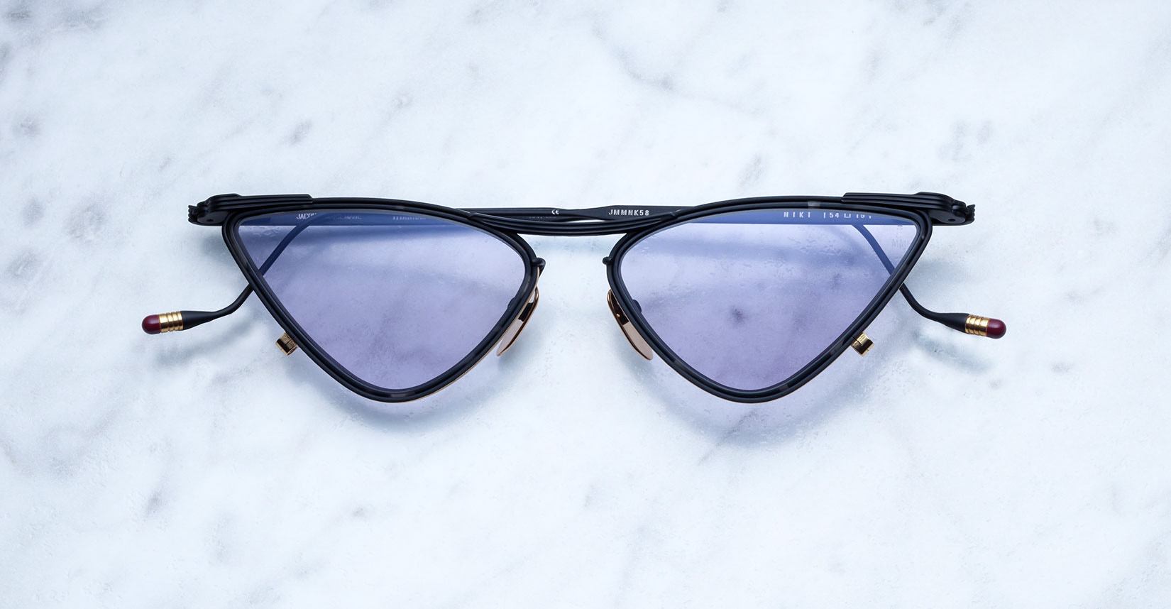 Jacques Marie Mage Niki Sunglasses in Raven JMMNK-58