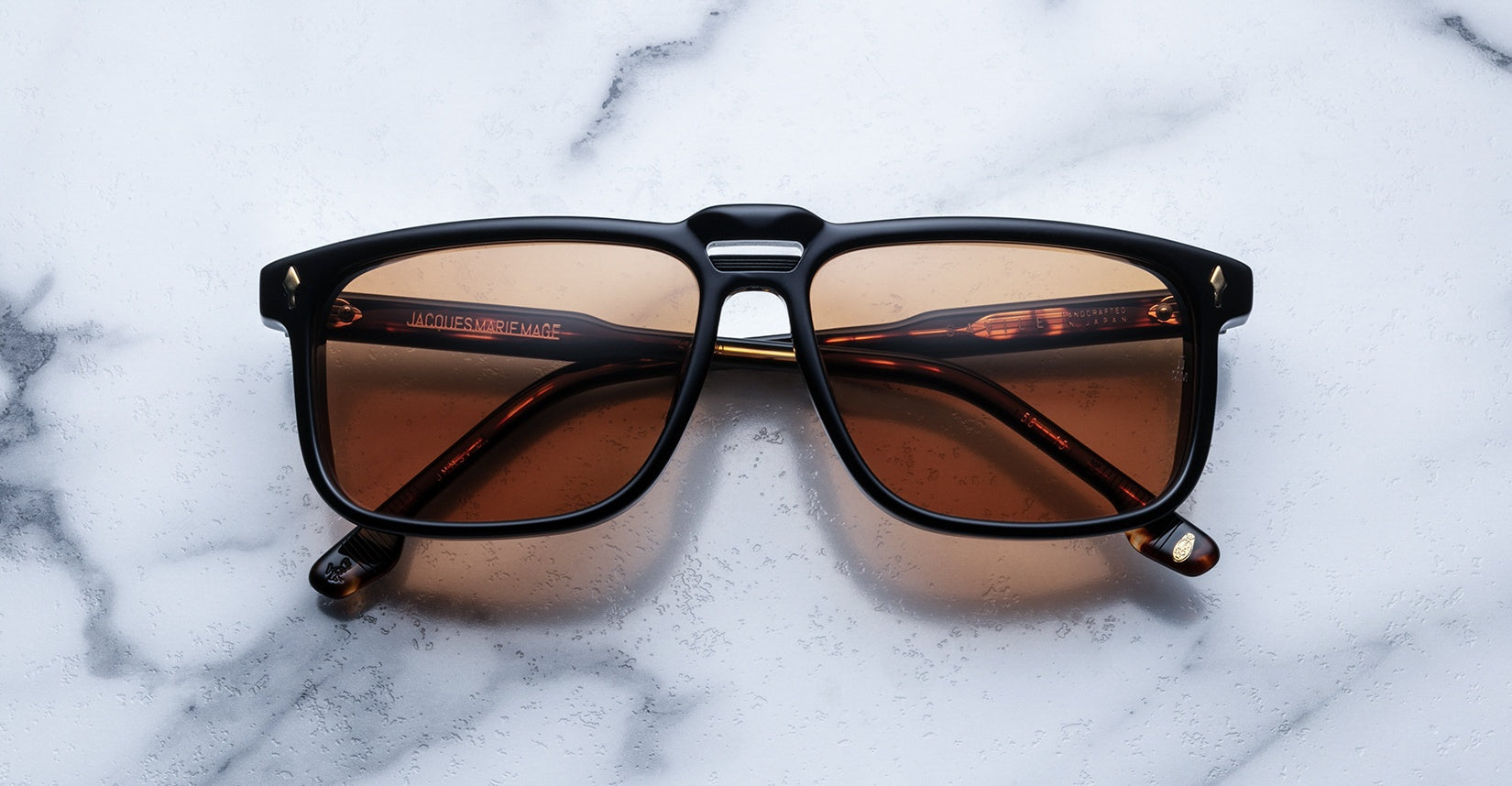 Jacques Marie Mage Savile sunglasses in Noir JMMSV-01