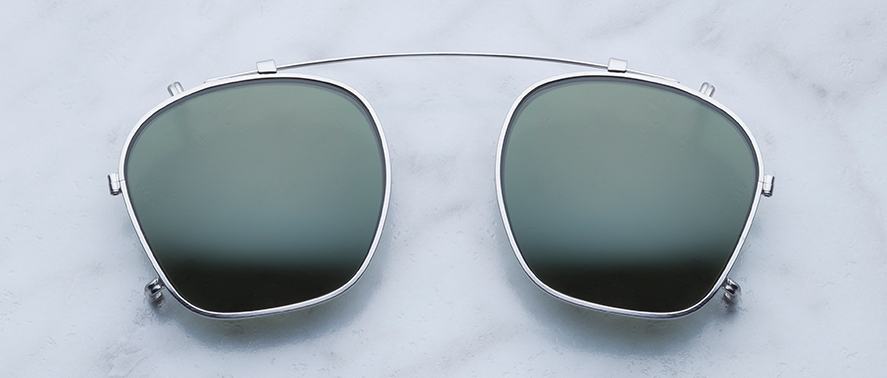 Jacques Marie Mage Zephirin Clip-on in Silver with G15 Lenses JMMZPC-2