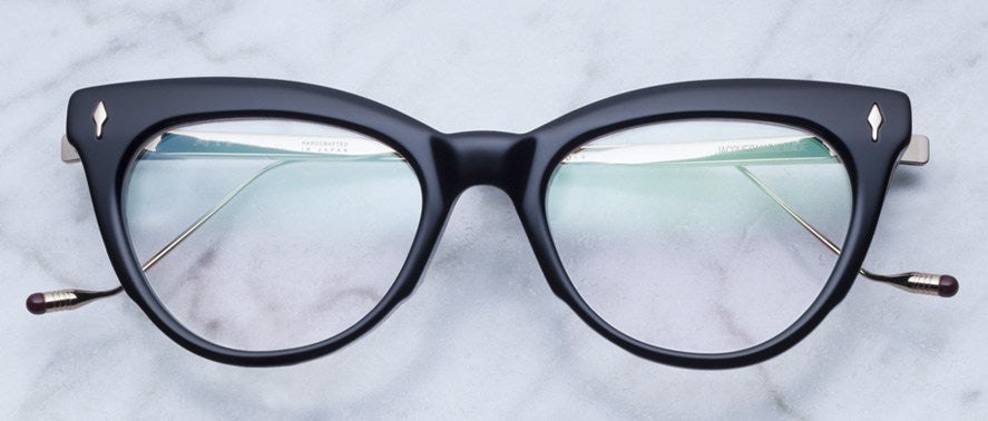 Jacques Marie Mage Joan style eyeglasses in Noir JMMJNRX-01