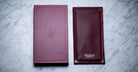 Jacques Marie Mage Soft Genuine Leather Pouch in Burgundy JMM-ACCS-017