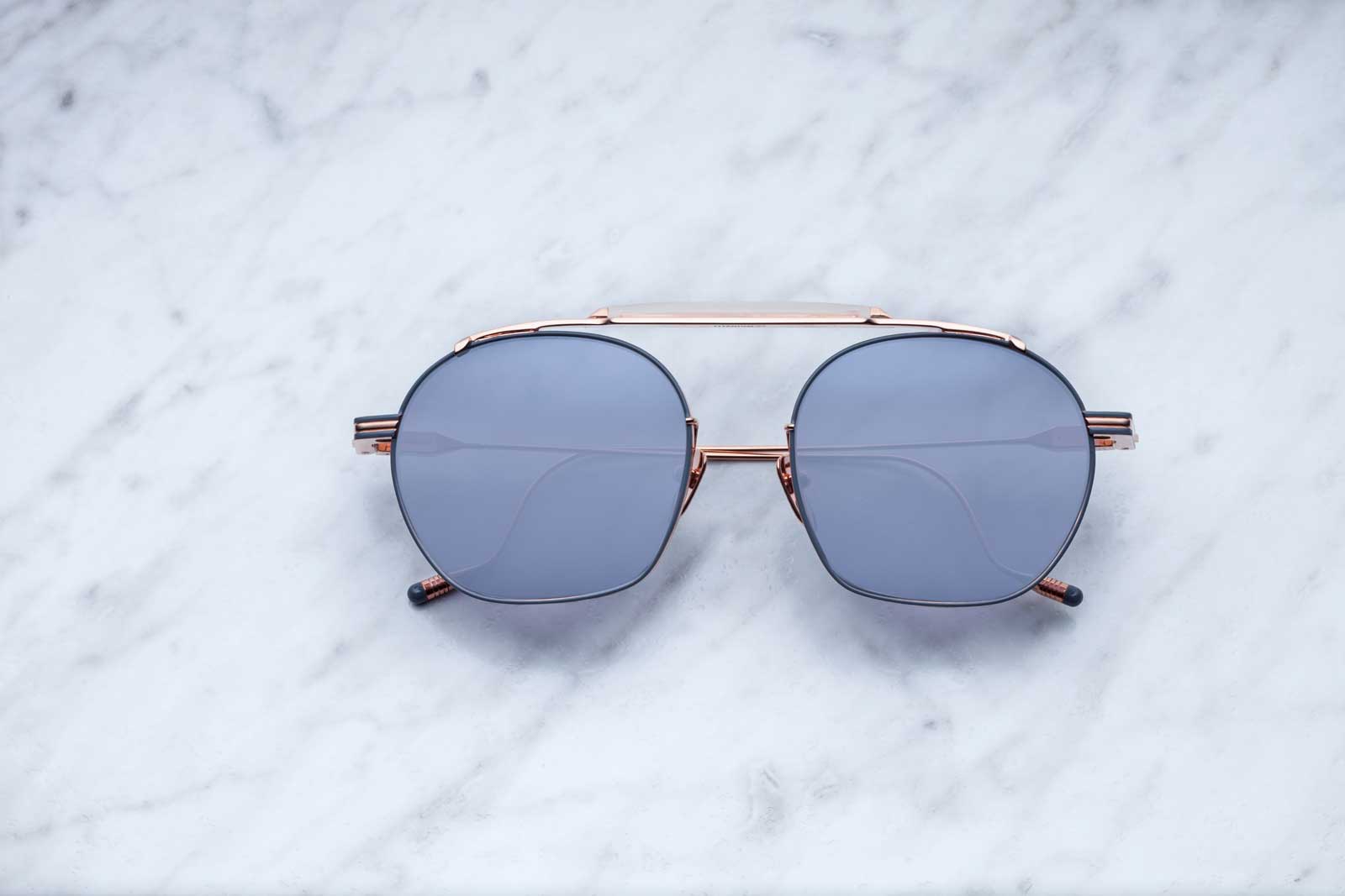 Jacques Marie Mage Victorio style sunglasses in colorway Alchimist