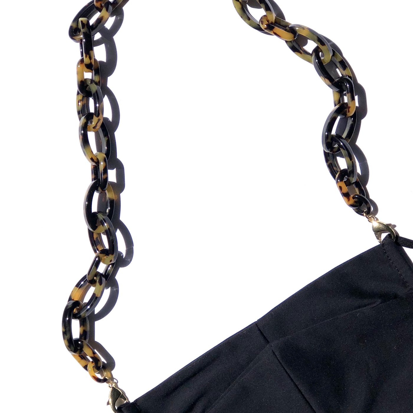La Mask by Laloop Tortoise Fontana Link Necklace Chain for Facemasks