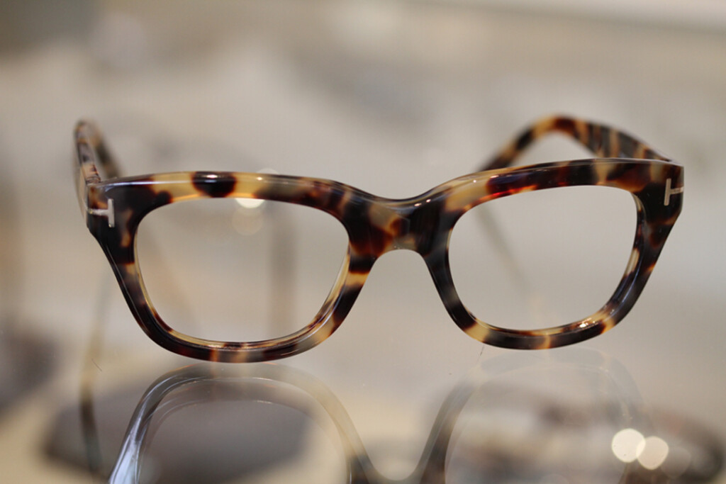 Tom Ford Tortoise shell glasses available at Dan Deutsch Optical Outlook