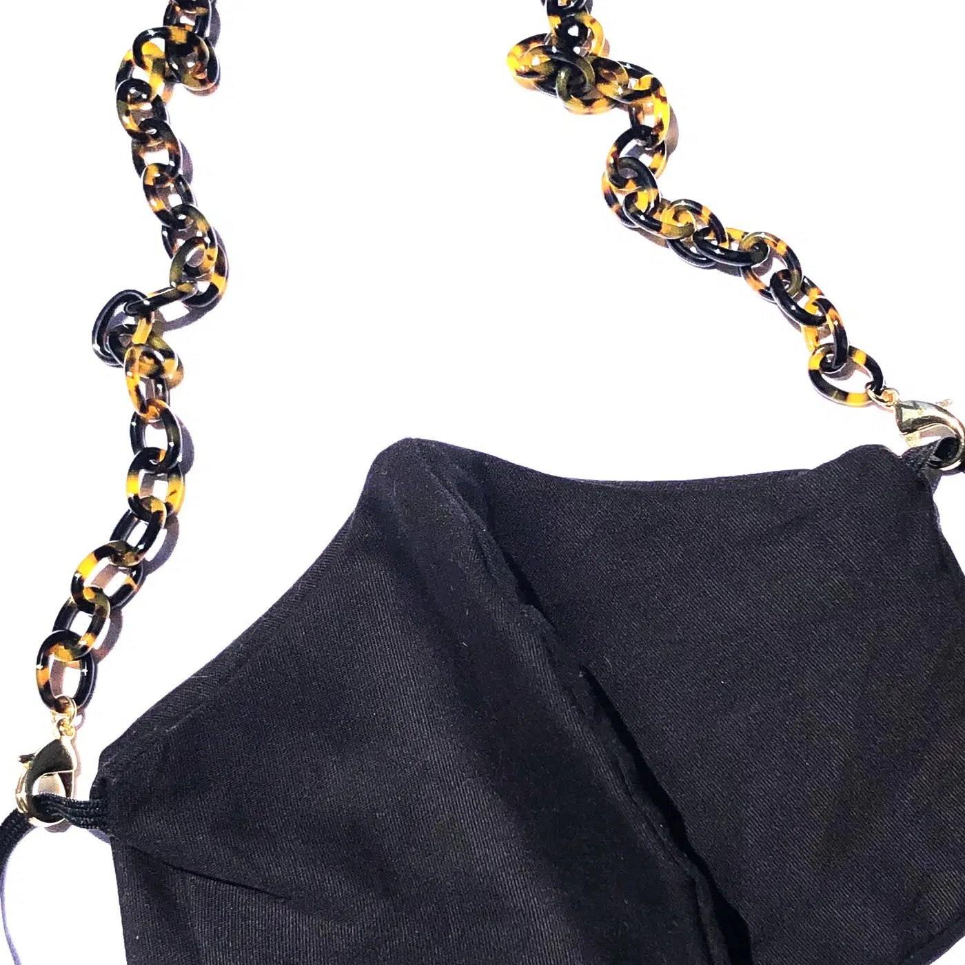 La Mask by Laloop Small Link Tortoise Necklace Chain for Facemasks