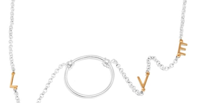 La Loop Love Letter Eyeglass Necklace