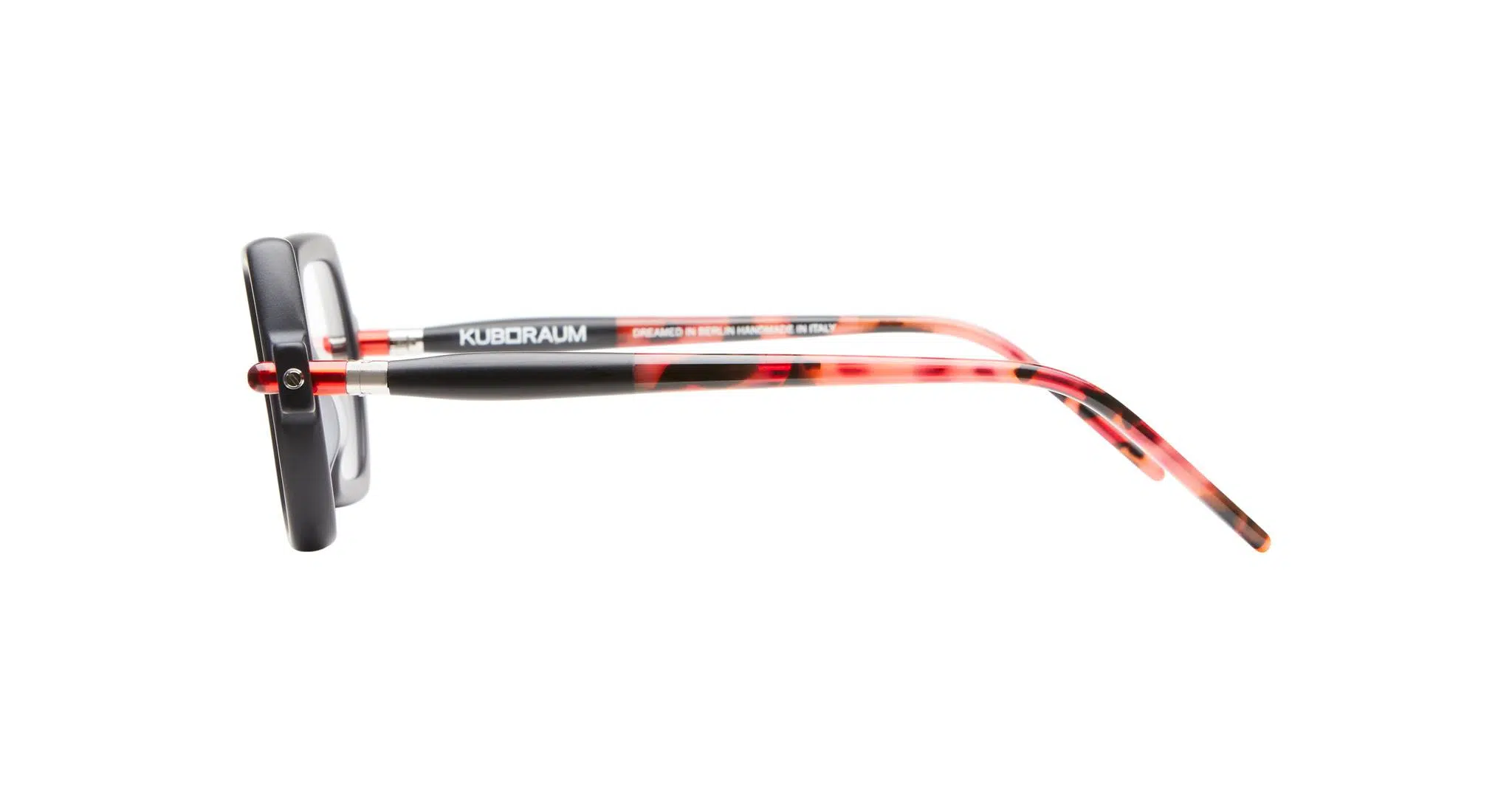Kuboraum P3 BM RD Black Matte and Red KRO0P3BMRD0000OP