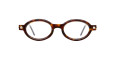 The Kuboraum P6 features round, tortoiseshell eyeglass frames with clear lenses and thin arms, shown on a white background.