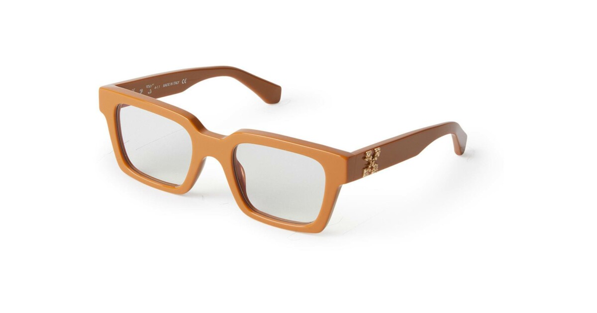 メガネ Off-White Off White - OPTICAL STYLE 37 - havana Off White STYLE 37 eyeglasses havana cateye | LookerOnline