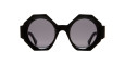 Kuboraum R4 Sunglass in Color BS CT Black Shine Cut Front
