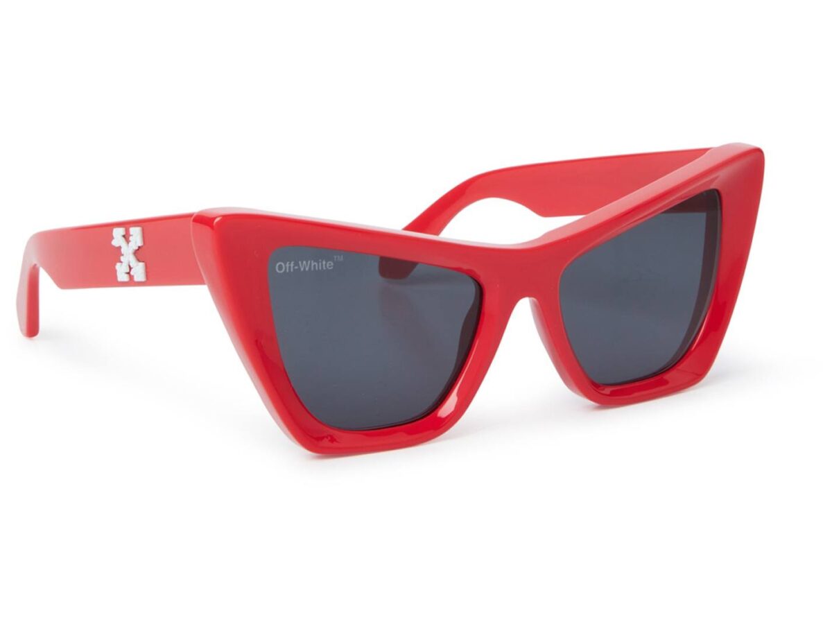サングラス Off-White Off White - EDVARD SUNGLASSES - red Off-White Edvard – Dan Deutsch Optical Outlook