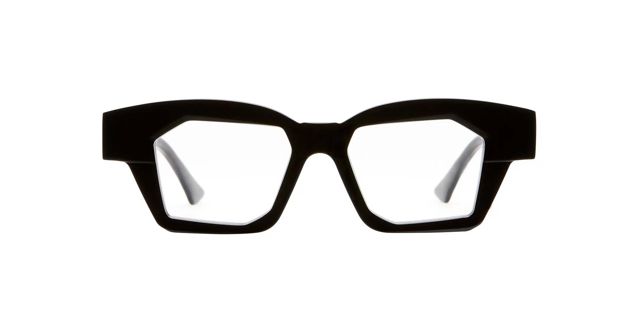 Kuboraum K36 BS Frame in Black Shine Front Kuboraum K36 BS in Black Shine KROK36BS000000OP