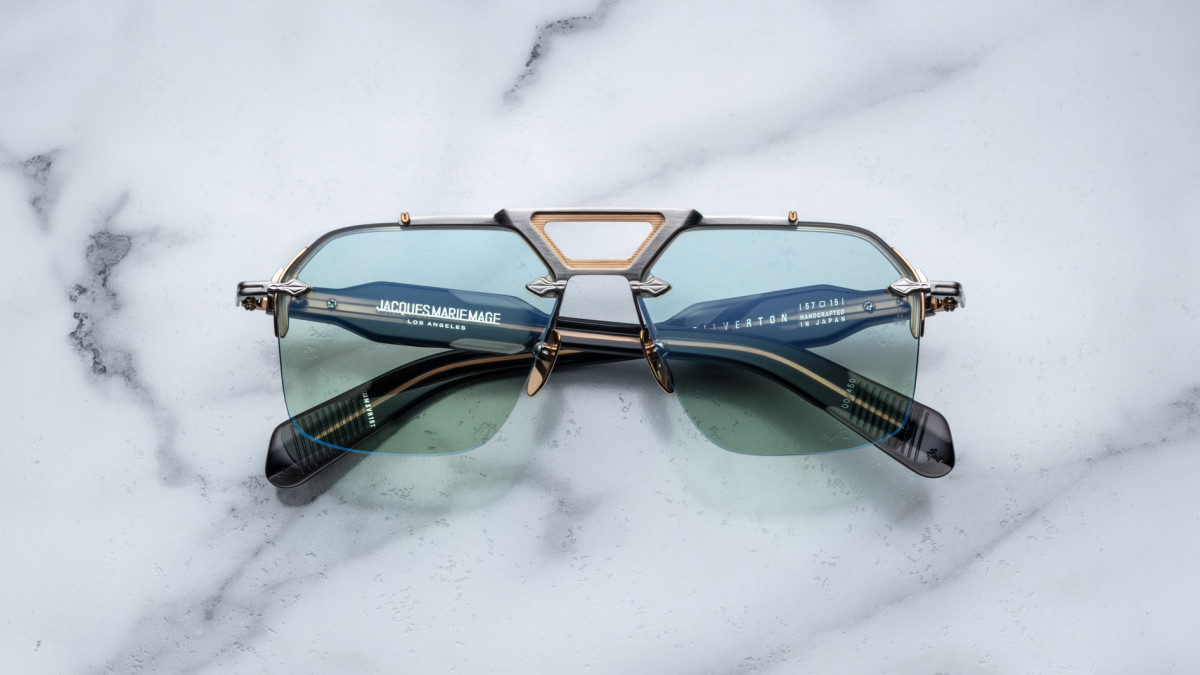 ✨未使用✨JACQUES MARIE MAGE ゴールドシルバー サングラス jacques-marie-mage-commander-
