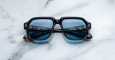 Jacques Marie Mage Challenger Sunglass in Noir JMMCG-01
