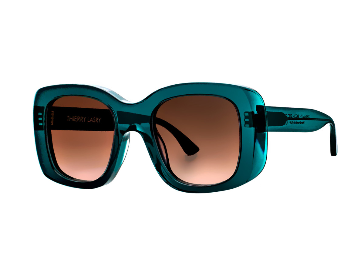 サングラス THIERRY LASRY Woman Sunglasses Green SWIMMY 3473 Thierry Lasry Swimmy – Dan Deutsch Optical Outlook