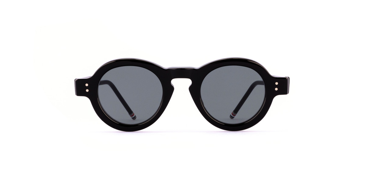 THOM BROWNE ラウントフレムサンクラス UES922AG0002 001BLACK Thom-Browne-922-Black-Sunglass