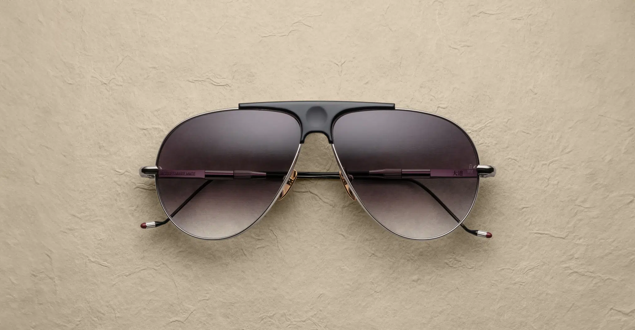 Jacques Marie Mage Daido in Silver Front Jacques Marie Mage Daido in Silver JMMAO-41