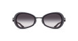 The Matsuda 10616H are oversized black sunglasses with rounded frames and gradient dark-to-light lenses, shown against a plain white background.