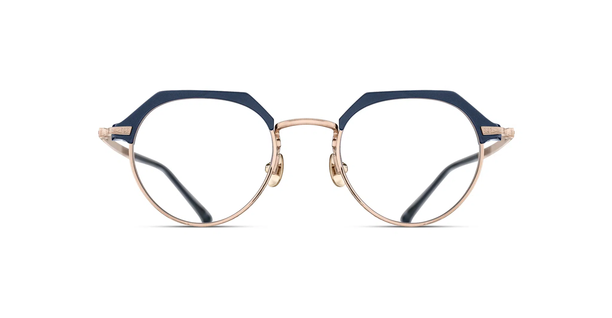 Matsuda M2064 Optical Frame in Navy Front Matsuda M2064 in Navy M2064.RX.NVY-RG.48