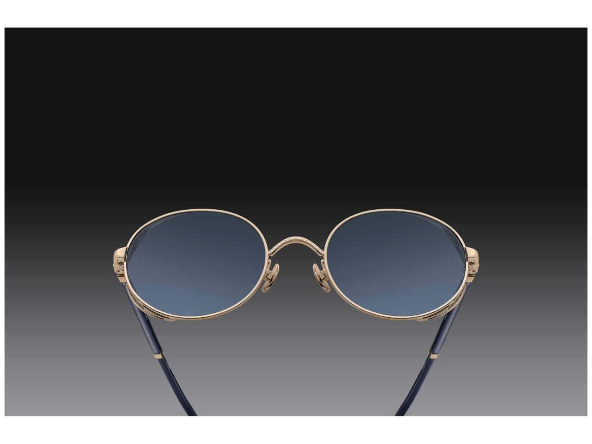 Matsuda-M3137-Brushed-Gold-