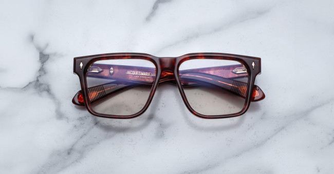 Jacques Marie Mage Lucknow Optical Frame in Breccia JMMLWRX-7U
