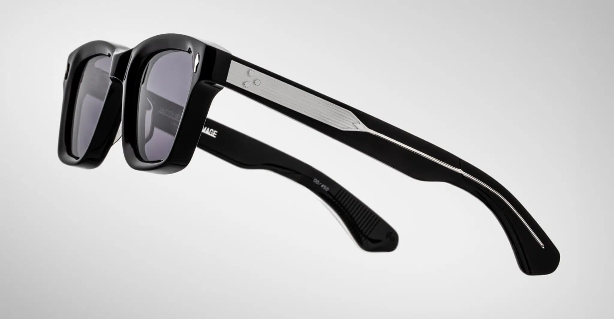 Jacques Marie Mage Sonata Sunglass in Shadow Profile Detail Jacques Marie Mage Sonata in Shadow JMMGU-26