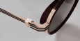 Masunaga Master of Craft 003 Sunglass in Color A Rose Gold