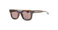 Native Sons x Casinola "The E's" tortoiseshell rectangular sunglasses with dark lenses and gold-accented arms, displayed on a white background.