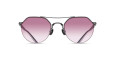 The Matsuda M3140 (Copy) sunglasses feature a classic aviator style with thin black frames and pink gradient lenses, displayed on a white background.